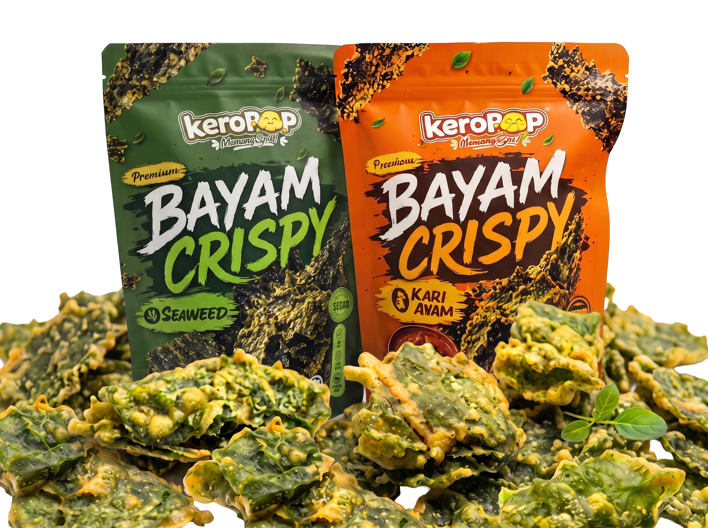 KeroPOP with Bayam Chips